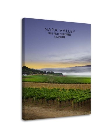 Modernes Wandbild - Napa Valley in der Morgendämmerung | Feeby