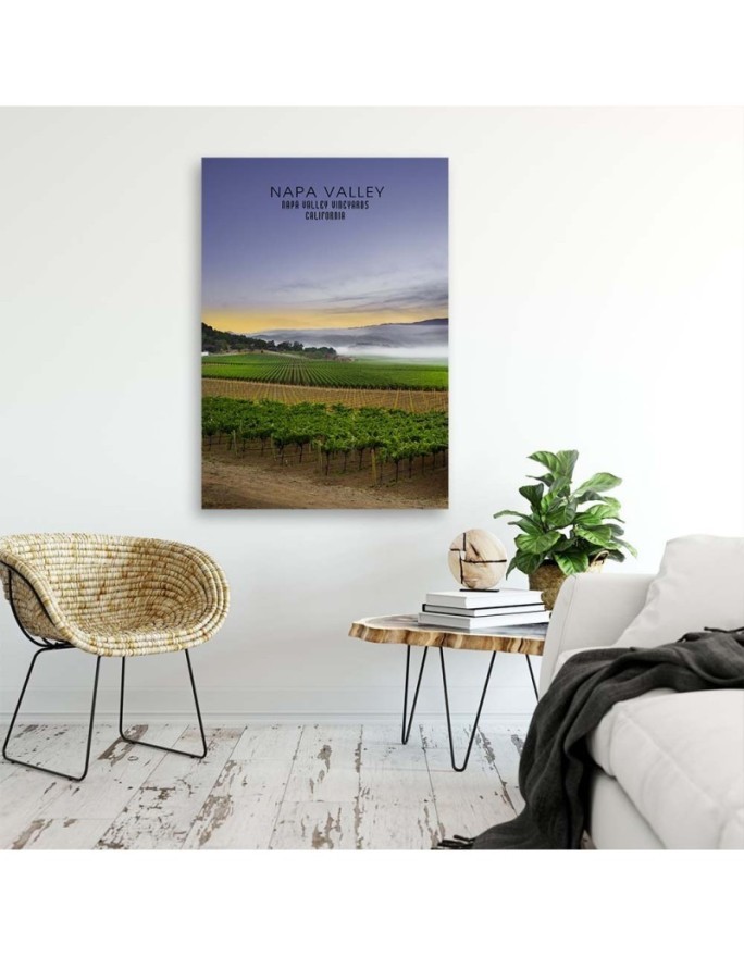 Obraz do sypialni - Napa Valley o świcie krajobraz | FEEBY