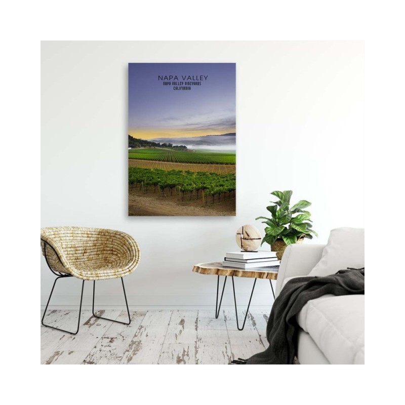 Modernes Wandbild - Napa Valley in der Morgendämmerung | Feeby