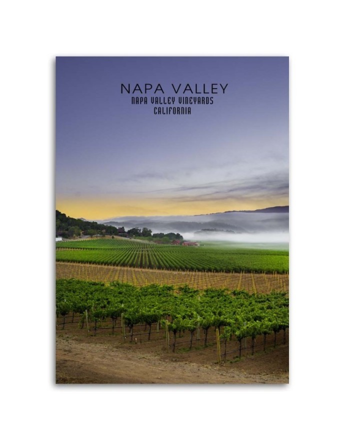 Obraz do sypialni - Napa Valley o świcie krajobraz | FEEBY
