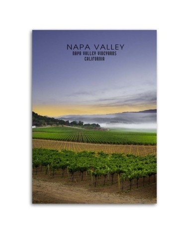 Modernes Wandbild - Napa Valley in der Morgendämmerung | Feeby