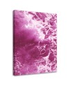 Modern canvas print - Pink waves abstract| FEEBY