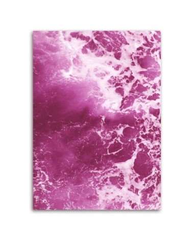 Modernes Wandbild - Rosa Wellen | Feeby