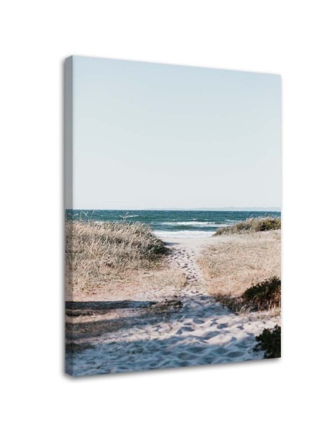 Modernes Wandbild - Abstieg zum Strand | Feeby
