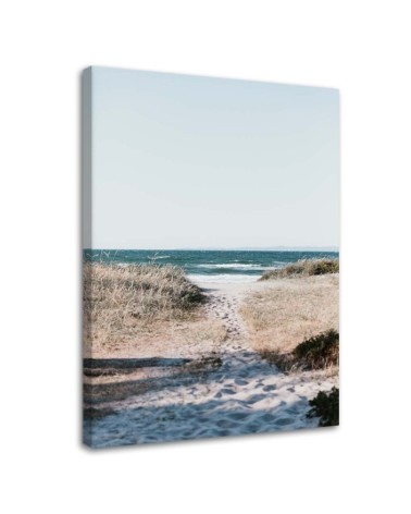 Modernes Wandbild - Abstieg zum Strand | Feeby