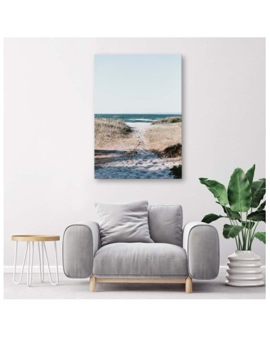 Modernes Wandbild - Abstieg zum Strand | Feeby