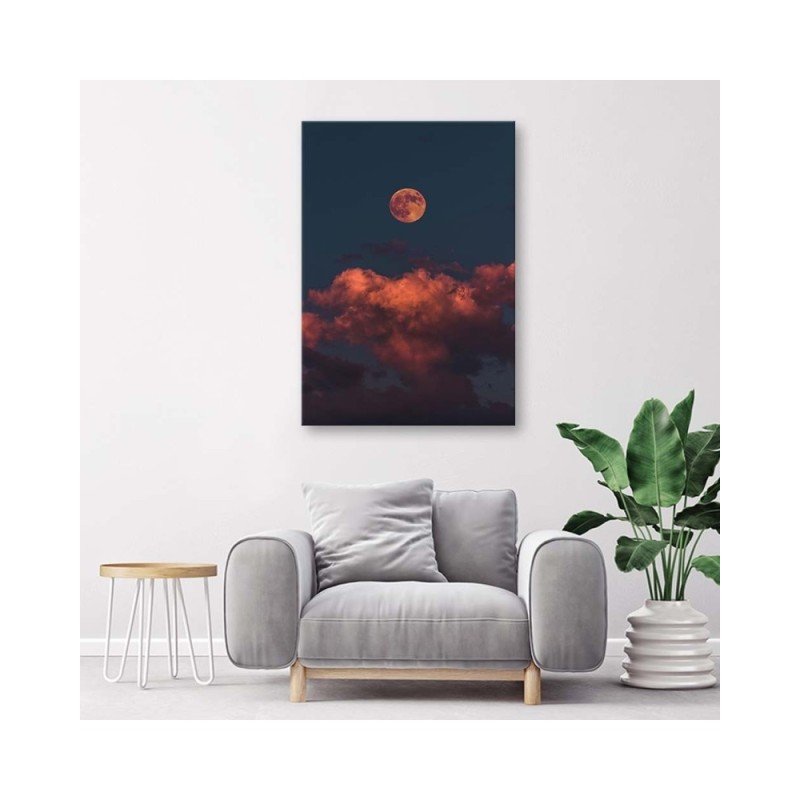 Bild auf Leinwand - Rosa Wolken | Feeby