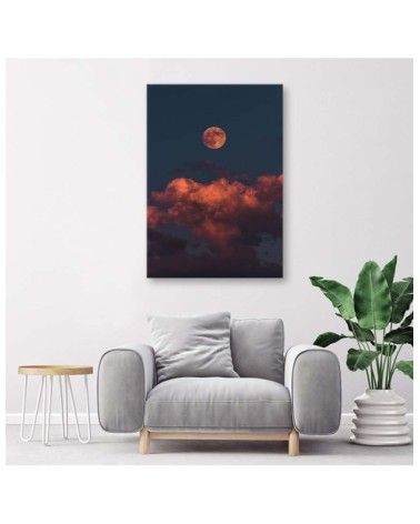 Bild auf Leinwand - Rosa Wolken | Feeby