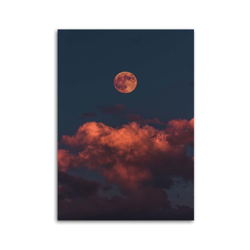 Bild auf Leinwand - Rosa Wolken | Feeby