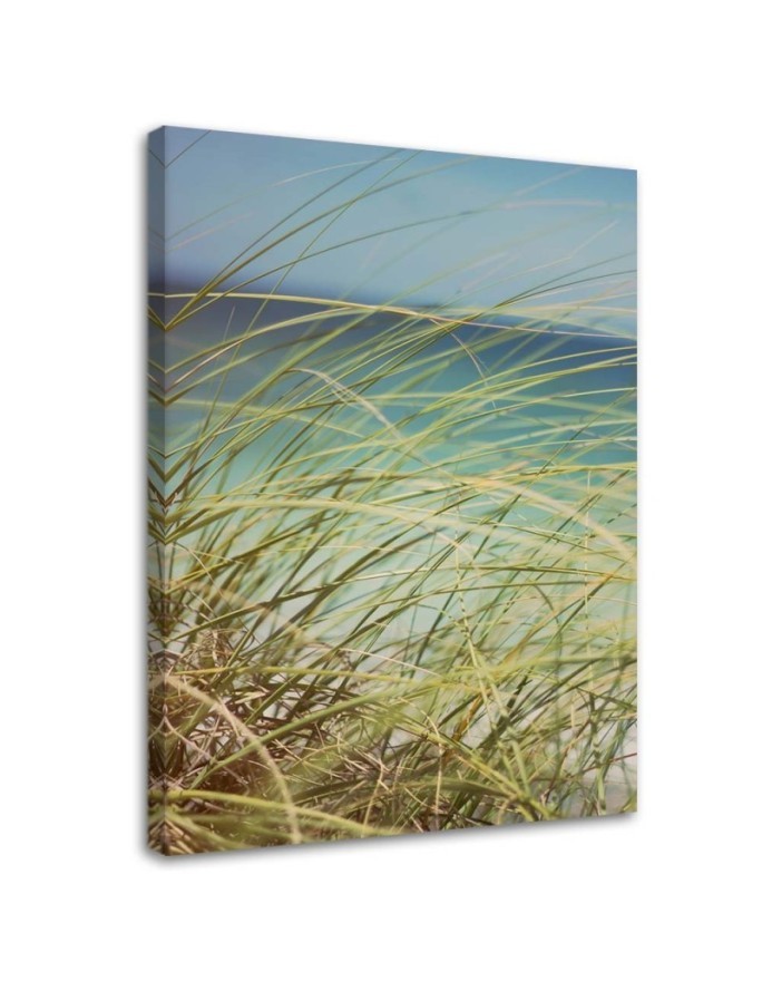 Grass on the dunes - Modern Canvas bedroom painting | FEEBY
