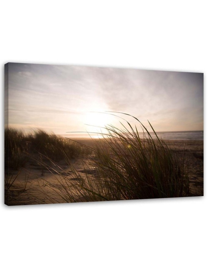 Leinwandbild modern - Strand - Sonnenuntergang | Feeby