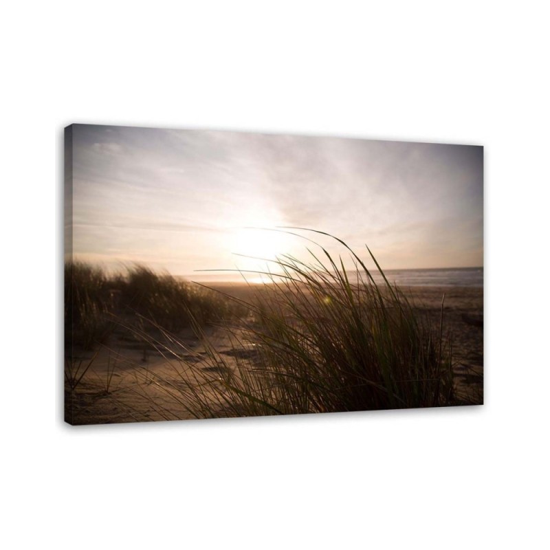 Leinwandbild modern - Strand - Sonnenuntergang | Feeby