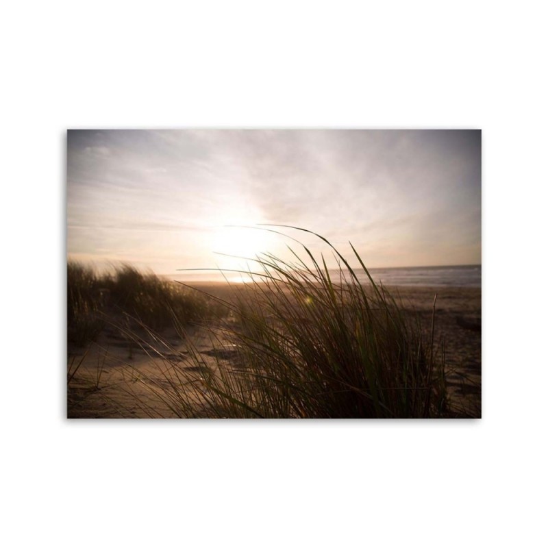 Leinwandbild modern - Strand - Sonnenuntergang | Feeby