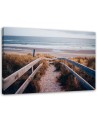 Nowoczesny obraz do sypialni - Plaża morze pomost | FEEBY