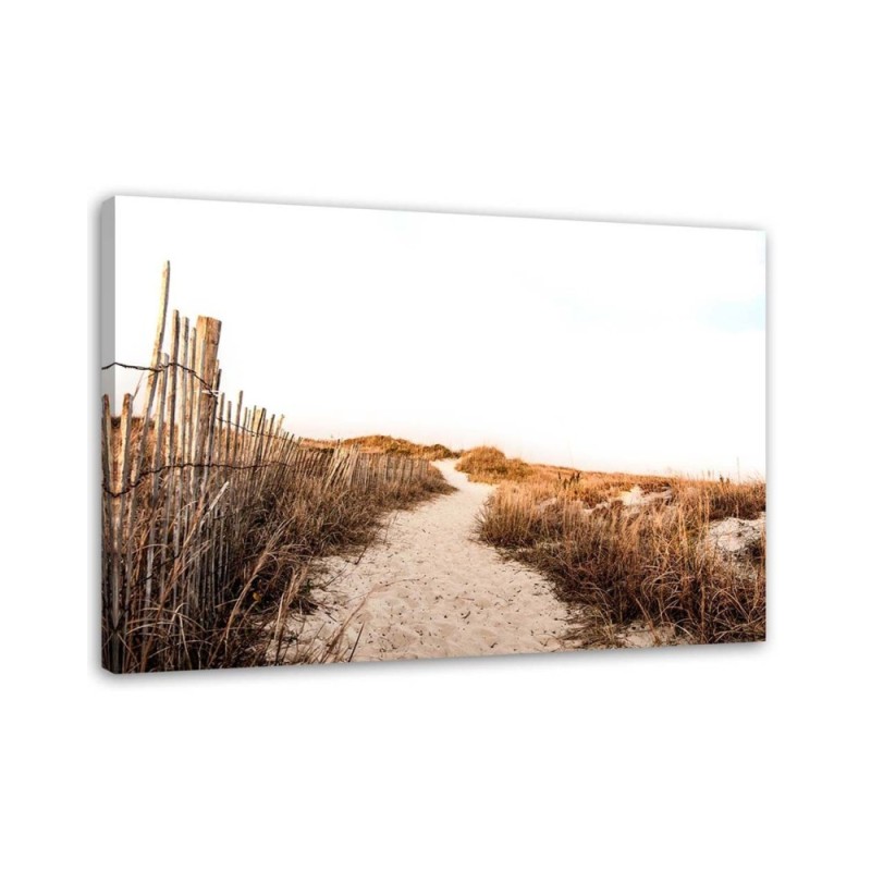 Canvas print modern - Sandy path on the beach | FEEBY
