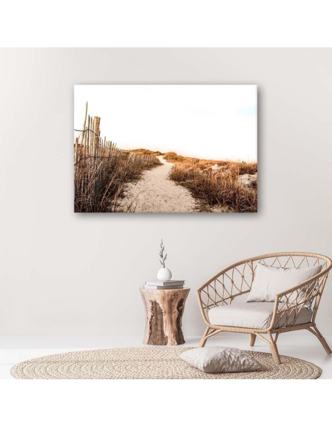 Canvas print modern - Sandy path on the beach | FEEBY
