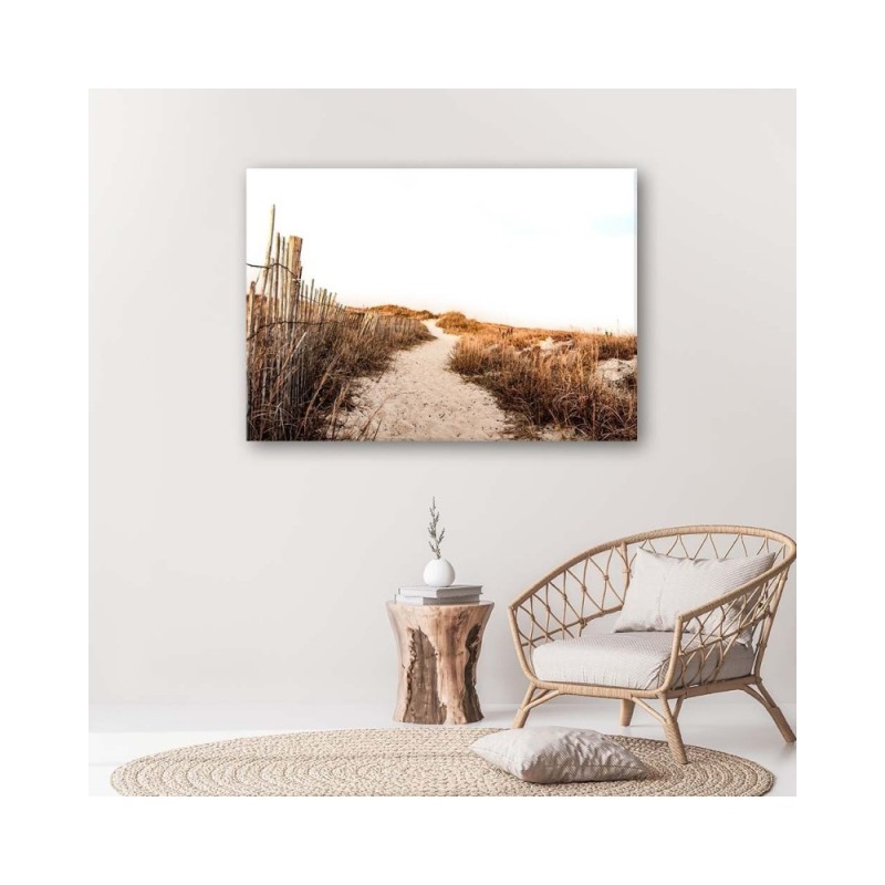 Modernes Wandbild - Sandiger Pfad | Feeby