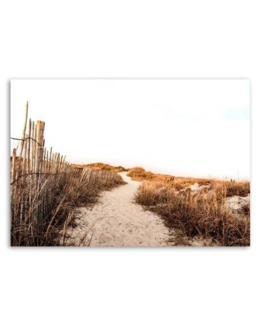 Modernes Wandbild - Sandiger Pfad | Feeby
