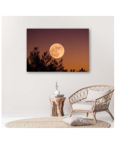 Dekoratives Leinwandbild - Vollmond | Feeby