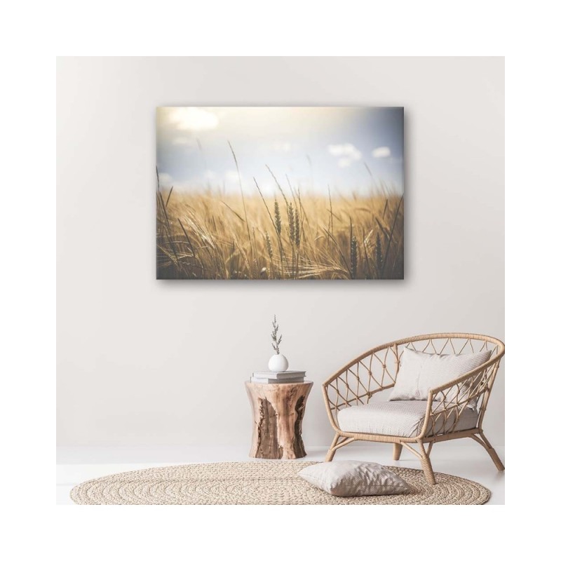 Leinwanddruck - Getreide auf dem Feld | Feeby