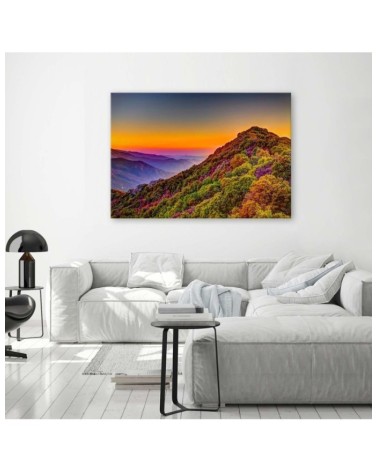 Bild auf Leinwand - Farbige Hügel | Feeby