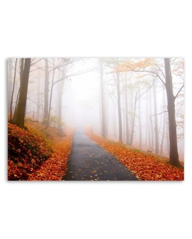 Leinwandbild - Goldener Herbst im Park | Feeby