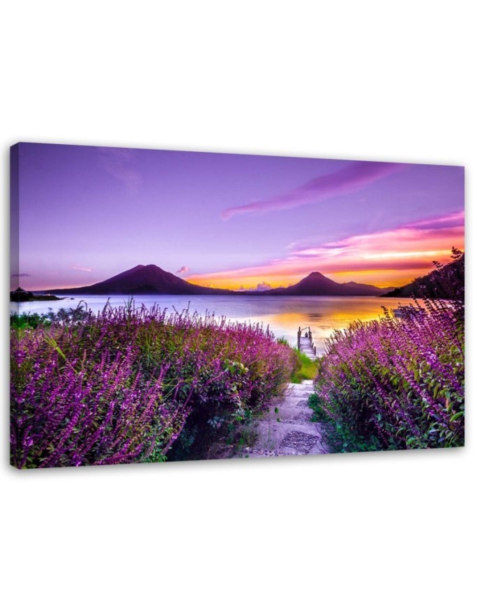 Modernes Wandbild - Violettes Paradies | Feeby