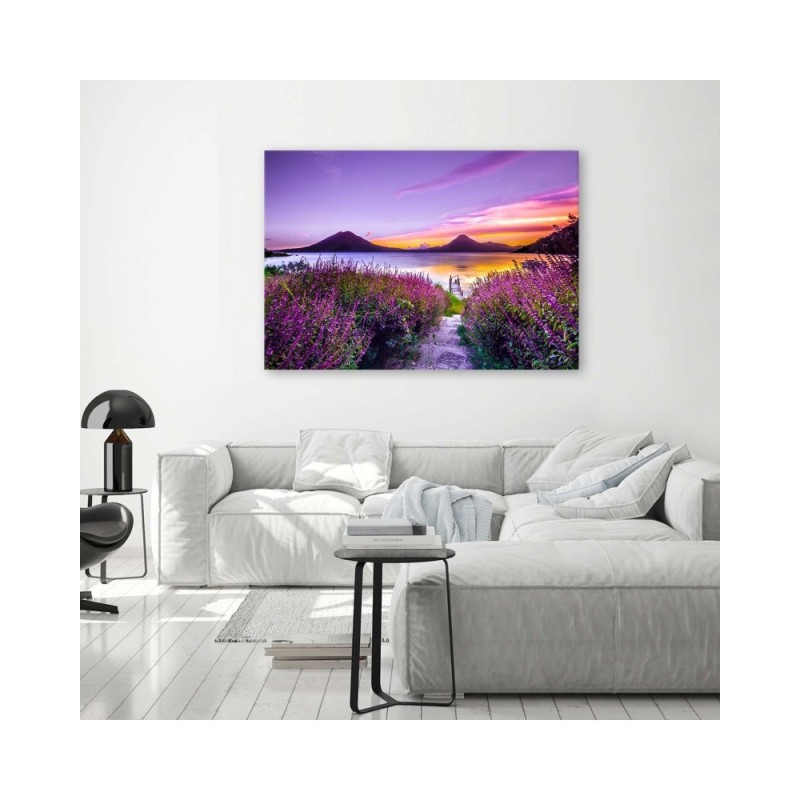 Modernes Wandbild - Violettes Paradies | Feeby