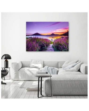 Modernes Wandbild - Violettes Paradies | Feeby