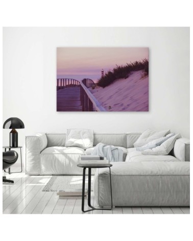 Bild auf Leinwand - Straße zum Leuchtturm | Feeby