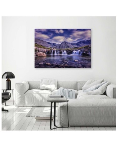 Leinwandbild - Mysteriöser Wasserfall | Feeby