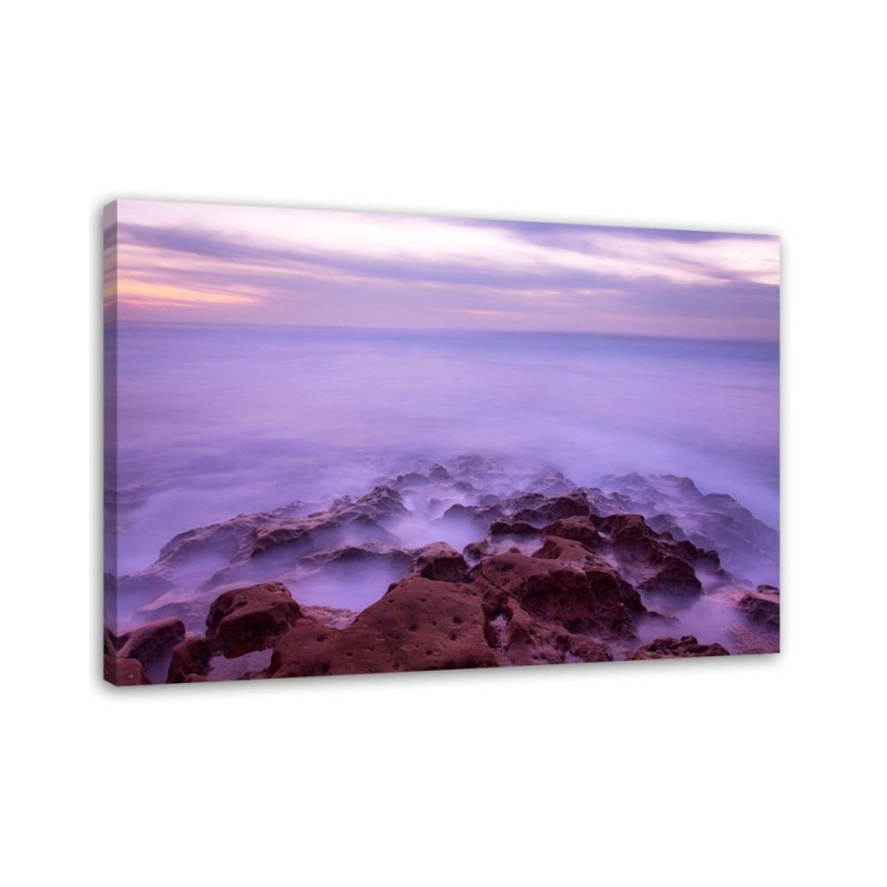 Leinwanddruck - Felsen im Nebel | Feeby