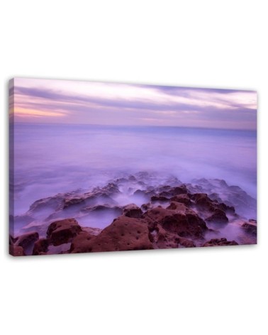 Leinwanddruck - Felsen im Nebel | Feeby