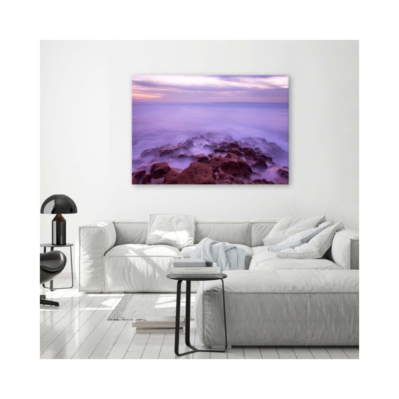 Leinwanddruck - Felsen im Nebel | Feeby