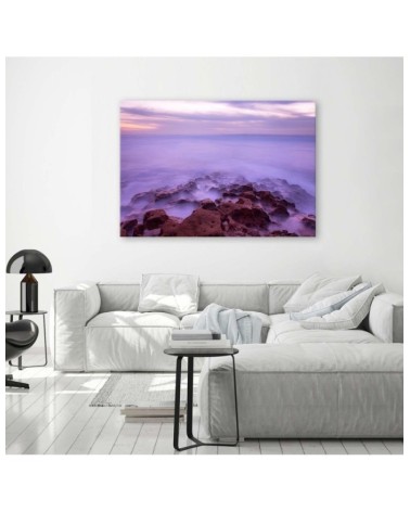 Leinwanddruck - Felsen im Nebel | Feeby