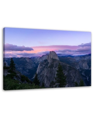Canvas prints for living room - Mountain peaks landscape | FEEBY