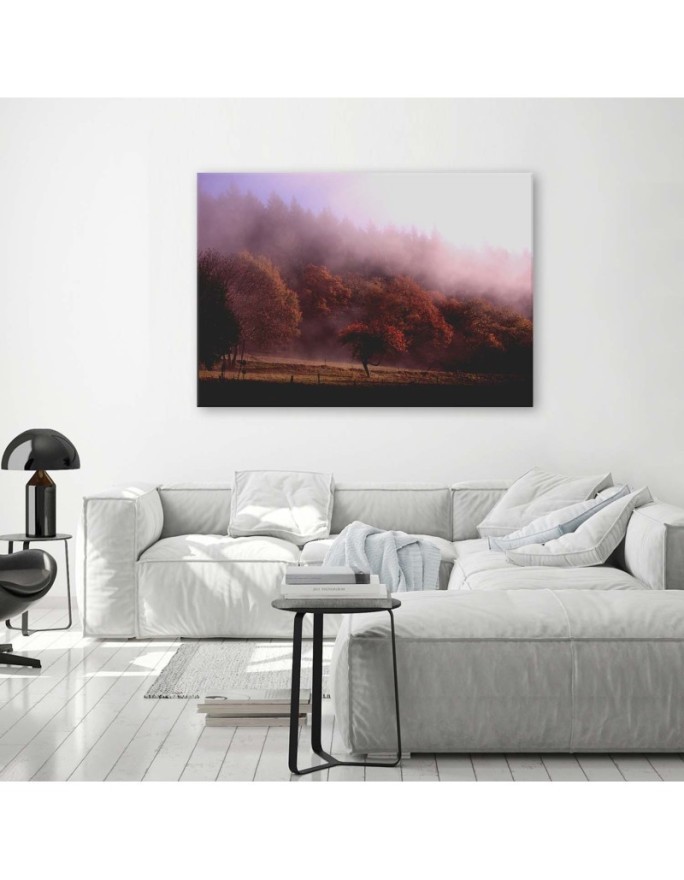 Obraz na płótnie canvas - Drzewa we mgle | FEEBY