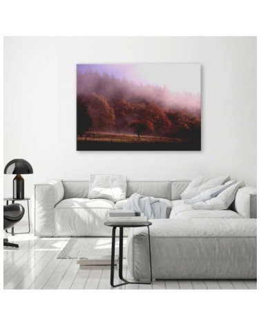 Bild auf Leinwand - Bäume im Nebel | Feeby