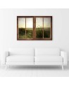 Modern canvas print - Window of the sea in winter | FEEBY