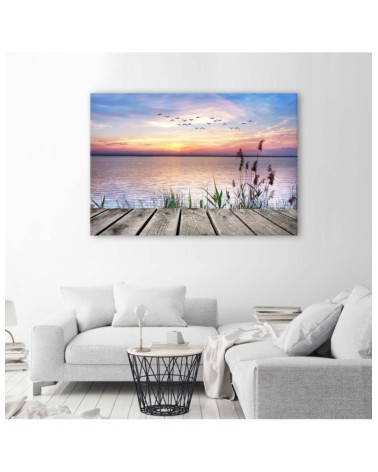 Modernes Wandbild - Himmel bei Sonnenuntergang | Feeby