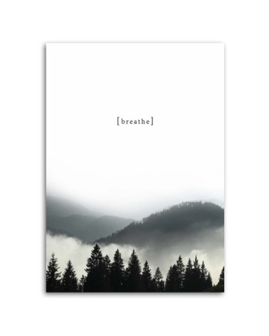 Leinwandbild - Atmen - in den Bergen | Feeby