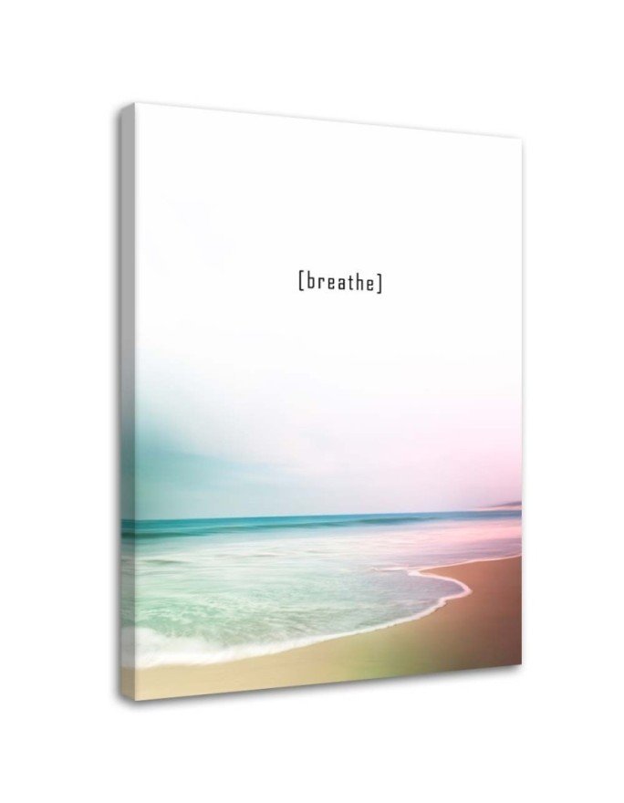 Breathe on the beach - Canvas print modern | FEEBY