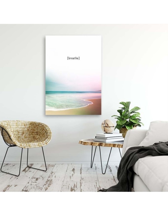 Breathe on the beach - Canvas print modern | FEEBY