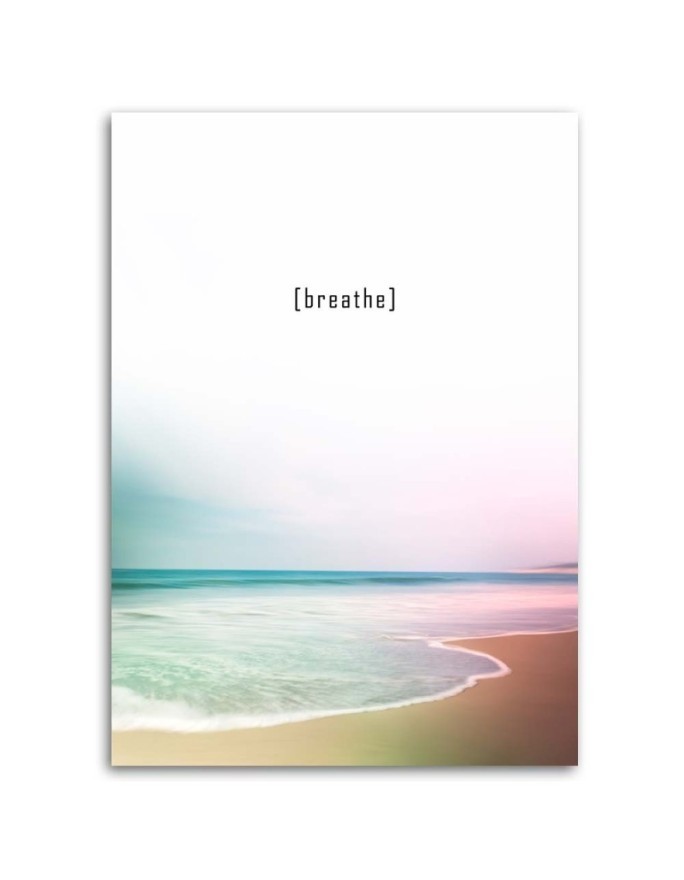 Breathe on the beach - Canvas print modern | FEEBY