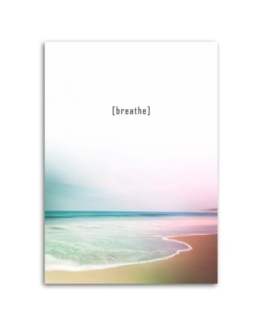 Bild auf Leinwand - Atmen - am Strand | Feeby