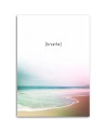 Breathe on the beach - Canvas print modern | FEEBY