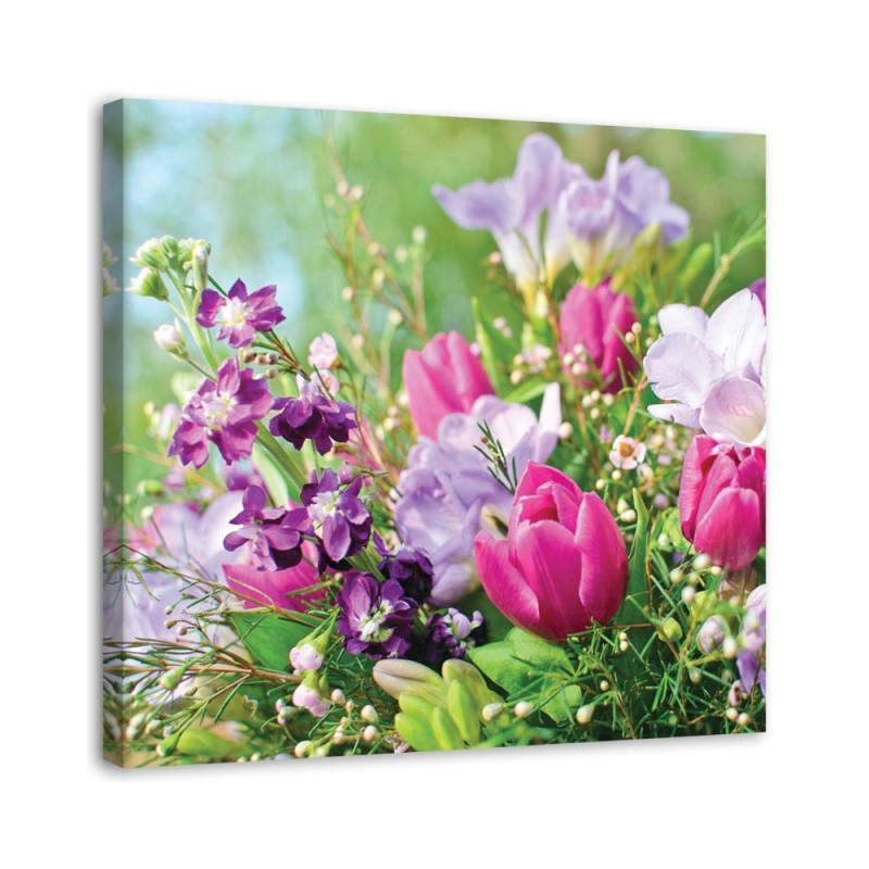 Leinwandbild modern - Blumenstrauß | Feeby