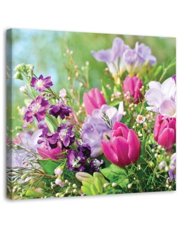 Leinwandbild modern - Blumenstrauß | Feeby