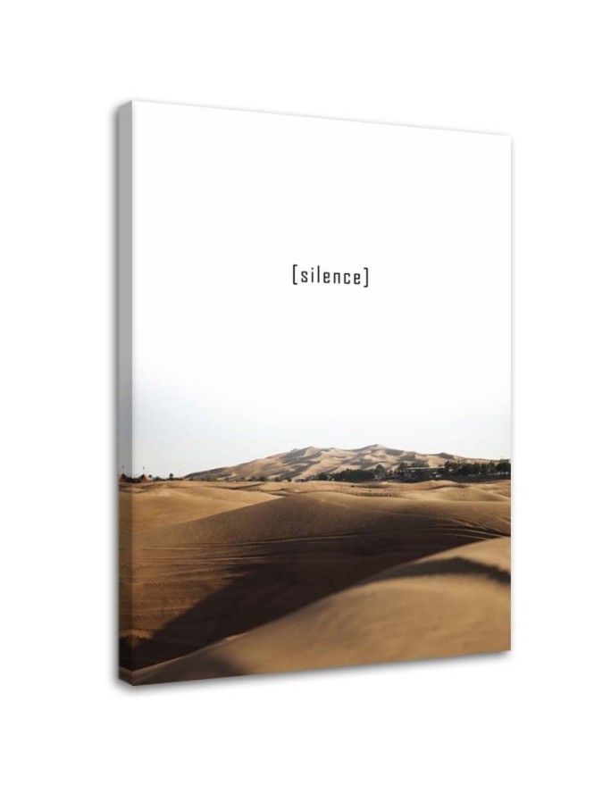 Leinwandbild - Schweigen | Feeby