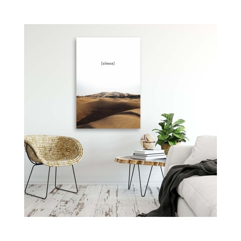 Leinwandbild - Schweigen | Feeby